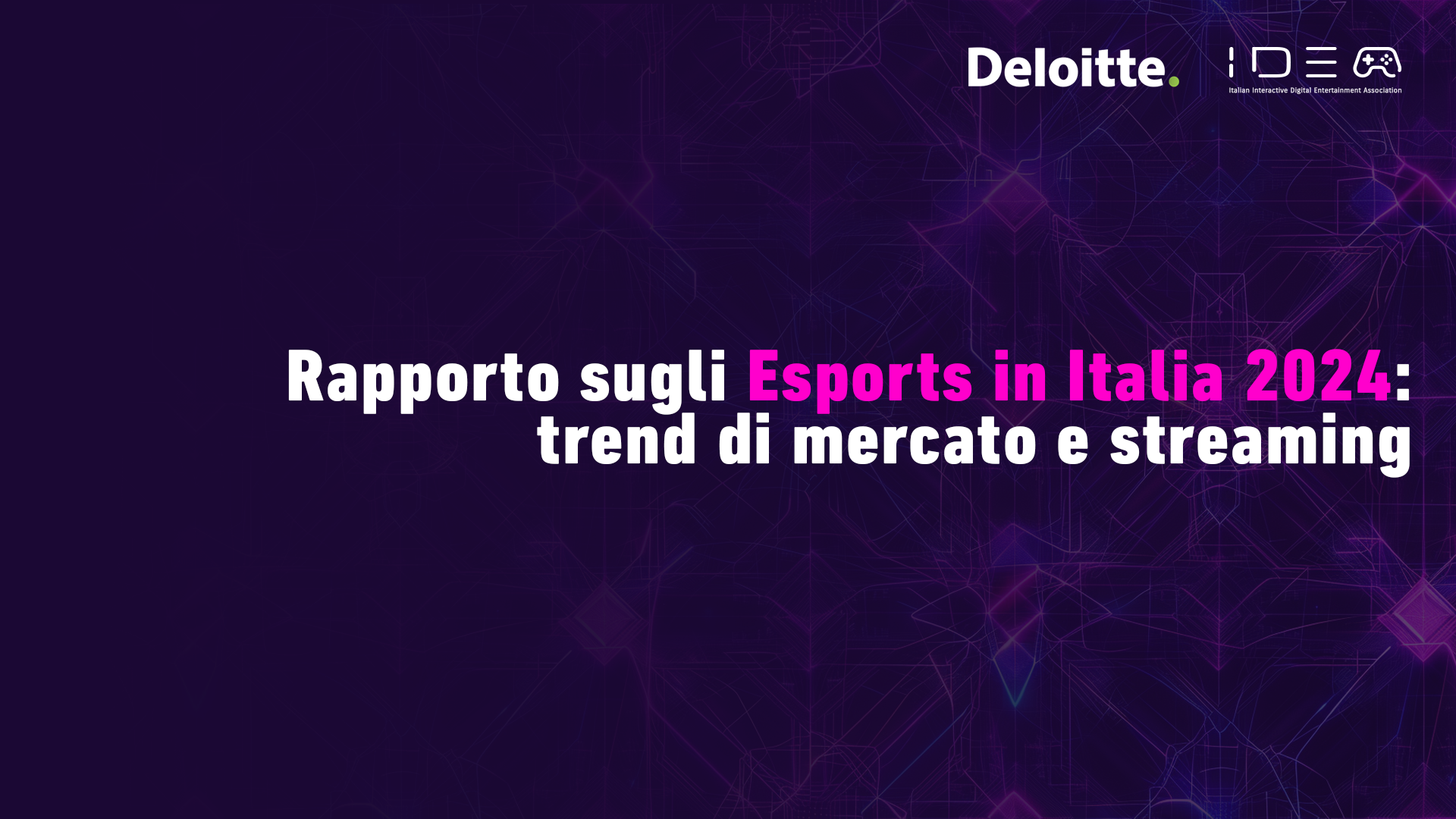 Rapporto Esports 2024